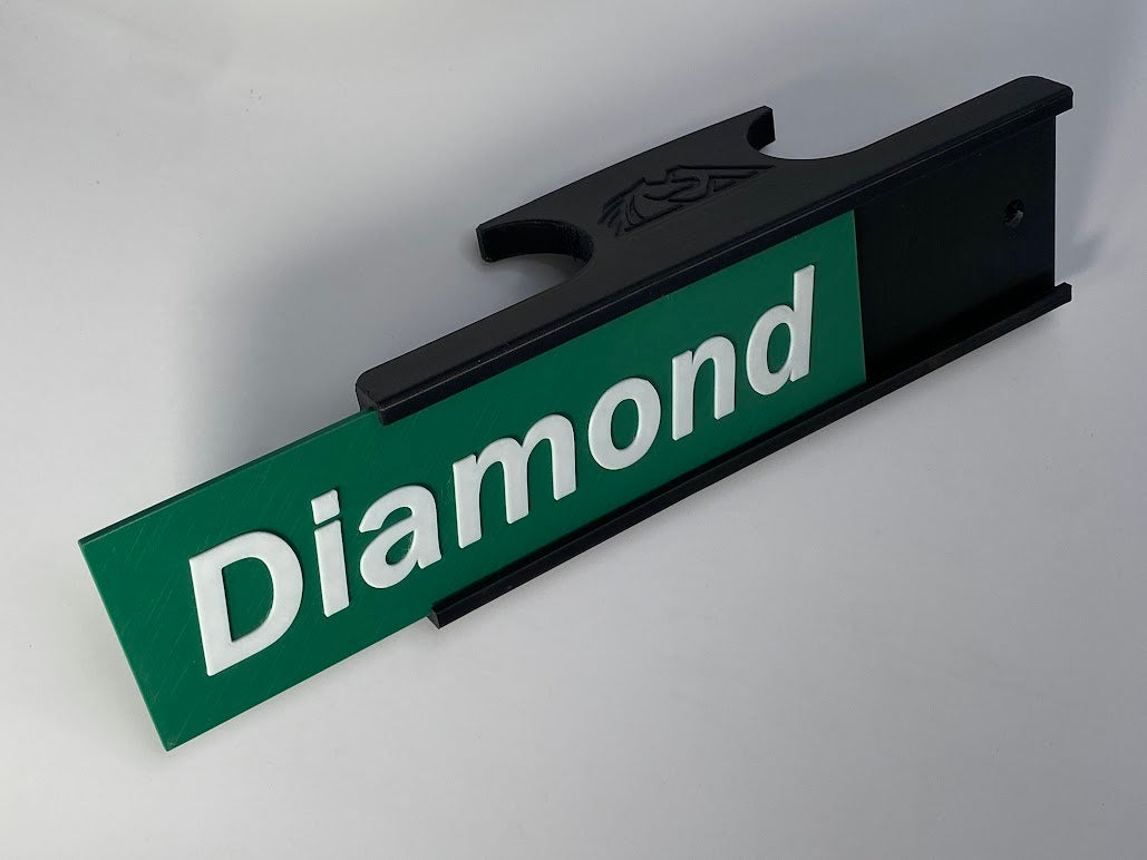Swappable Customizable Horse Stall Nameplate