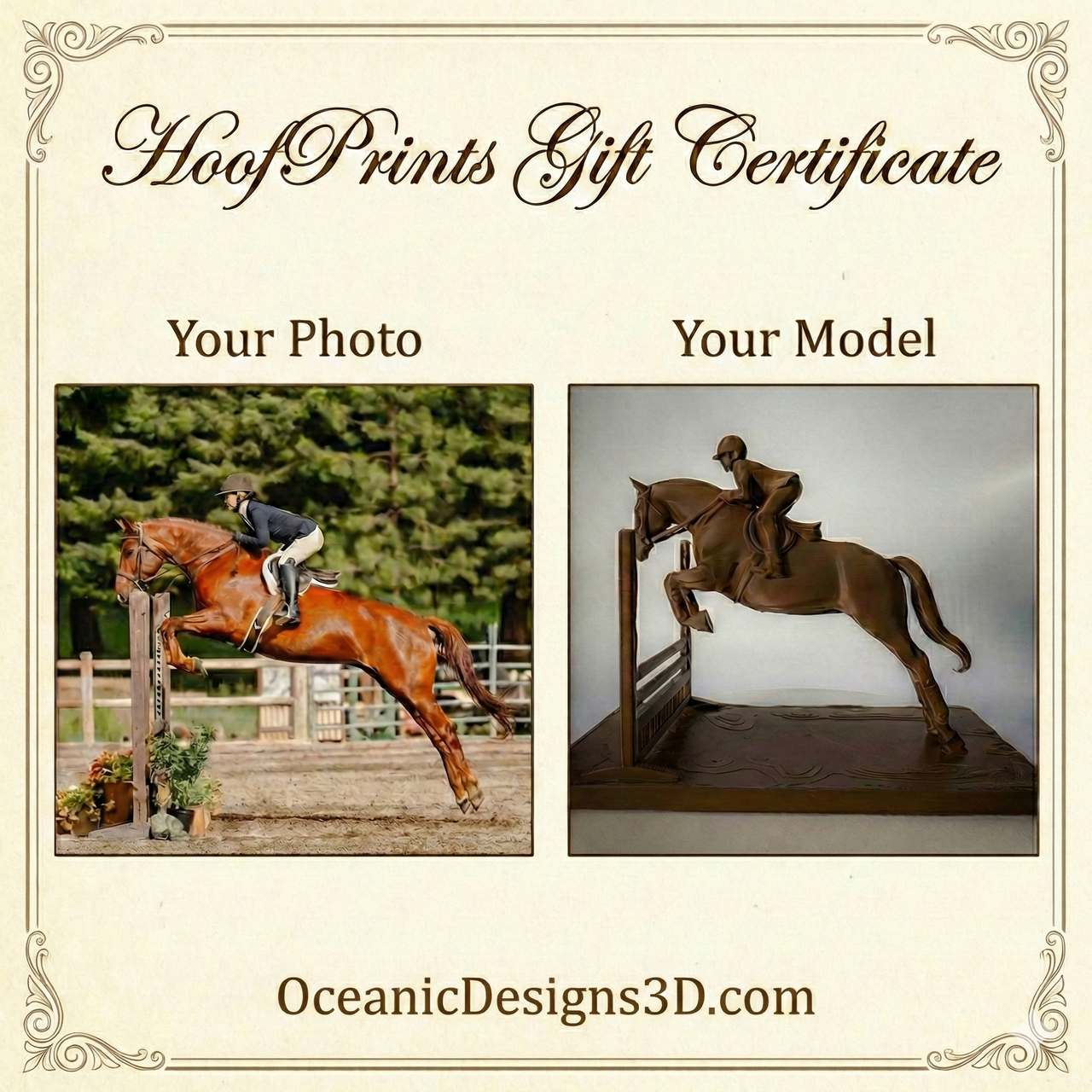 HoofPrint Gift Certificate