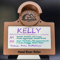 Customizable Horse Stall Nameplate