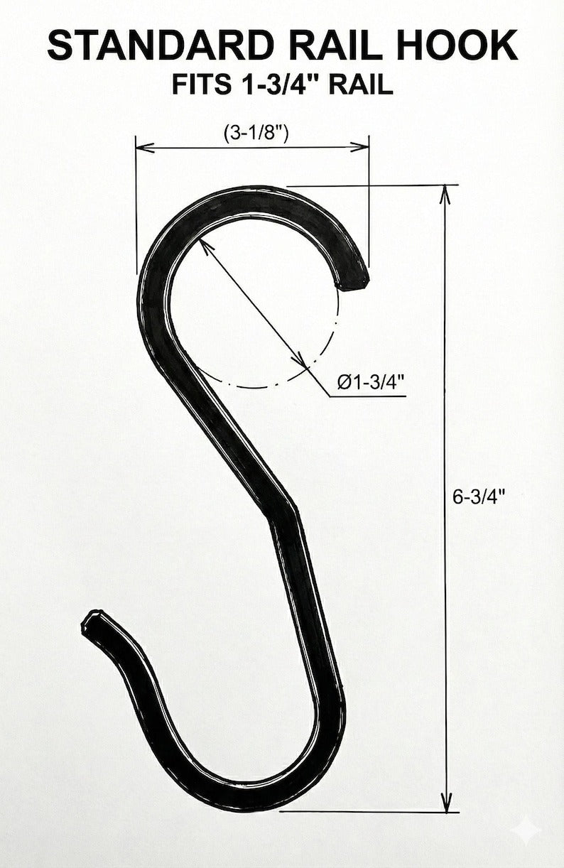 Portable Rail Hook for Horse Tack